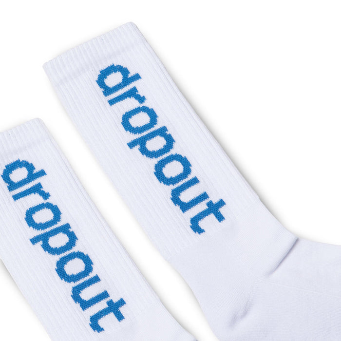 dropout Vertical Logo Socks Royal - dropout