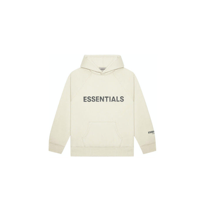 Fear of God Essentials Pullover Hoodie Applique Logo Buttercream - dropout