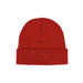 Fire Red Embroidered Beanie - dropout