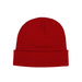 Fire Red Embroidered Beanie - dropout