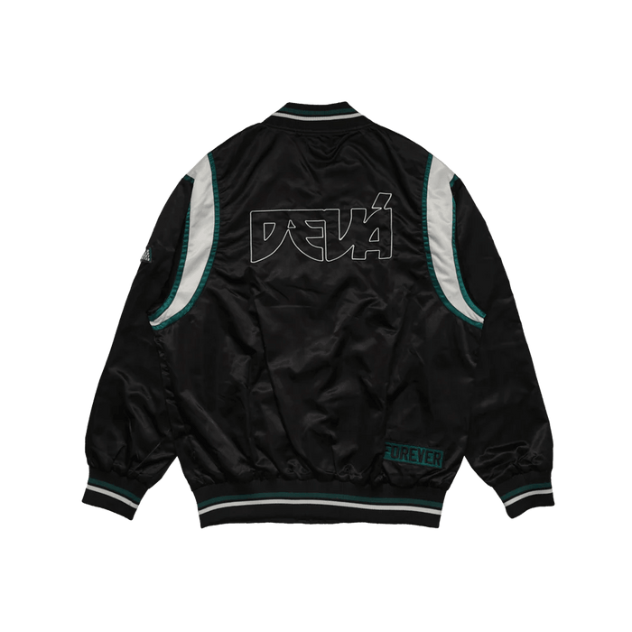 Forever Baseball Jacket Black - dropout