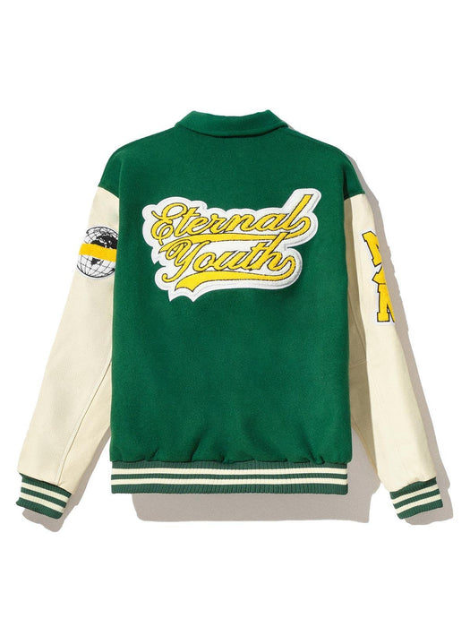 Giacca Bomber Varsity Verde - dropout