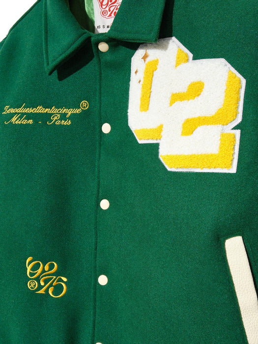 Giacca Bomber Varsity Verde - dropout