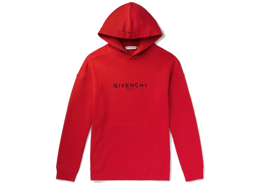 Givenchy Logo-Print Loopback Cotton-Jersey Hoodie - dropout