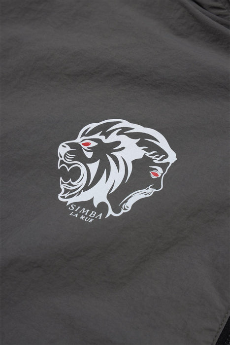 Grey / Black NPT Simba La Rue Zip Track Top (Pre-order) - dropout