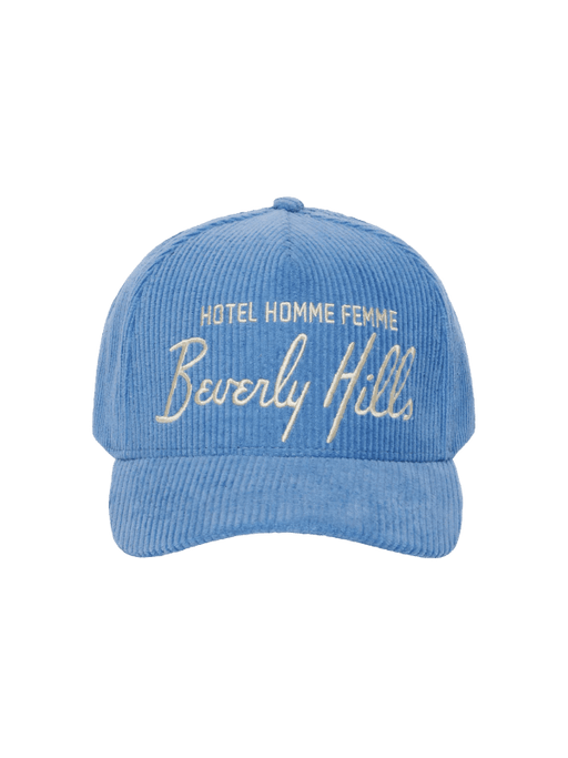 Homme Hotel Corduroy Hat Blue - dropout