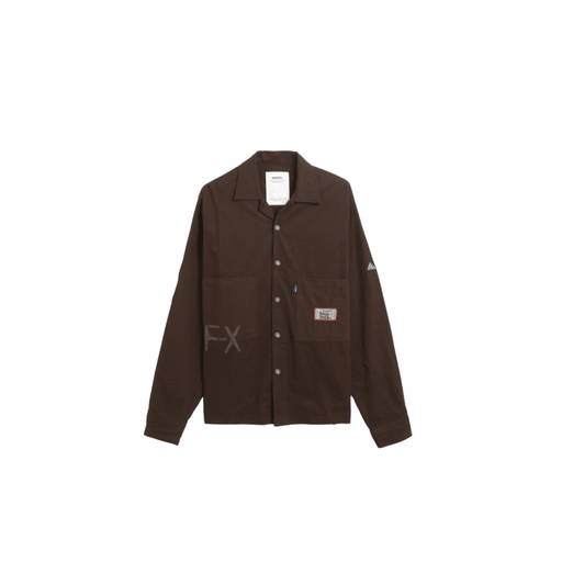 Hornet Field Overshirt Brown - dropout