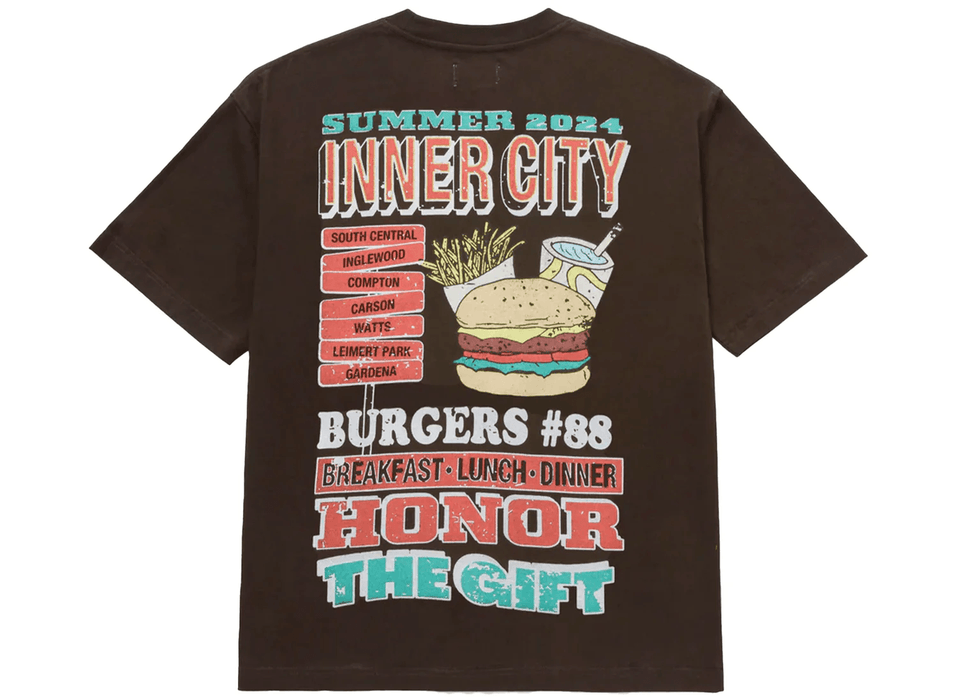 HTG Burgers T-Shirt Black - dropout