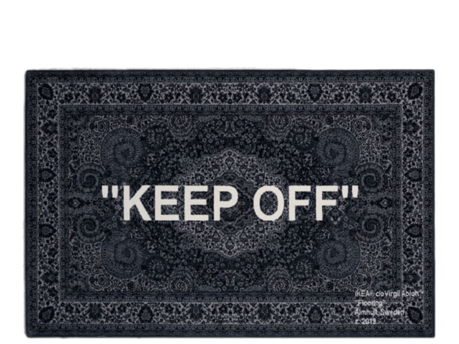 IKEA Keep Off Rug 200x300 CM Grey/White - dropout
