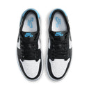 Jordan 1 Low Black Dark Powder Blue (W) - dropout