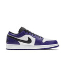 Jordan 1 Low Court Purple White - dropout