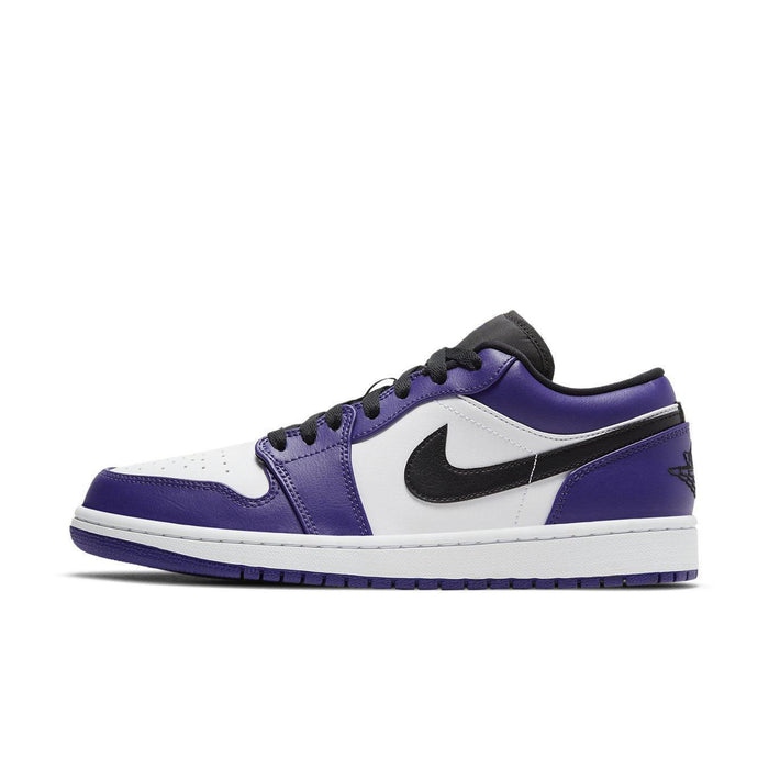 Jordan 1 Low Court Purple White - dropout