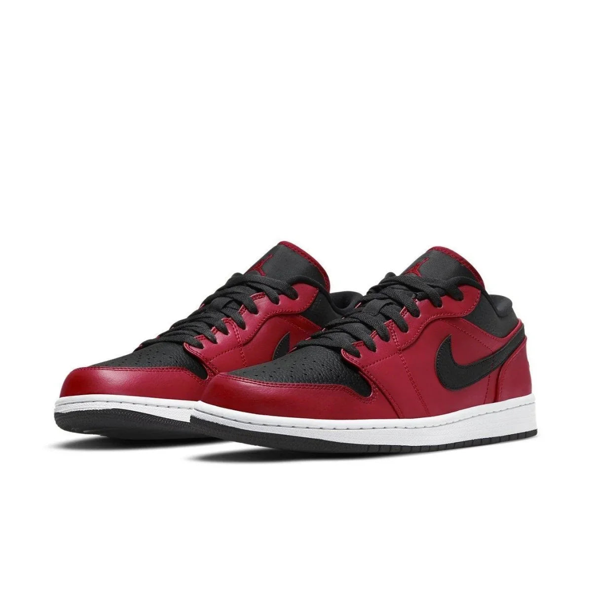 Jordan 1 Low Reverse Bred Pebbled Swoosh - dropout