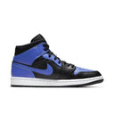 Jordan 1 Mid Hyper Royal Tumbled Leather - dropout