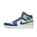 Jordan 1 Mid Mystic Navy Mint Foam - dropout