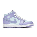 Jordan 1 Mid Purple Aqua (GS) - dropout