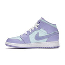Jordan 1 Mid Purple Aqua (GS) - dropout