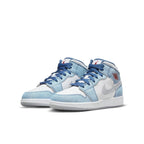 Jordan 1 Mid SE French Blue Light Steel (GS) - dropout
