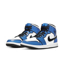 Jordan 1 Mid Signal Blue - dropout