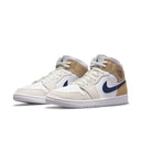 Jordan 1 Mid Tan Suede - dropout