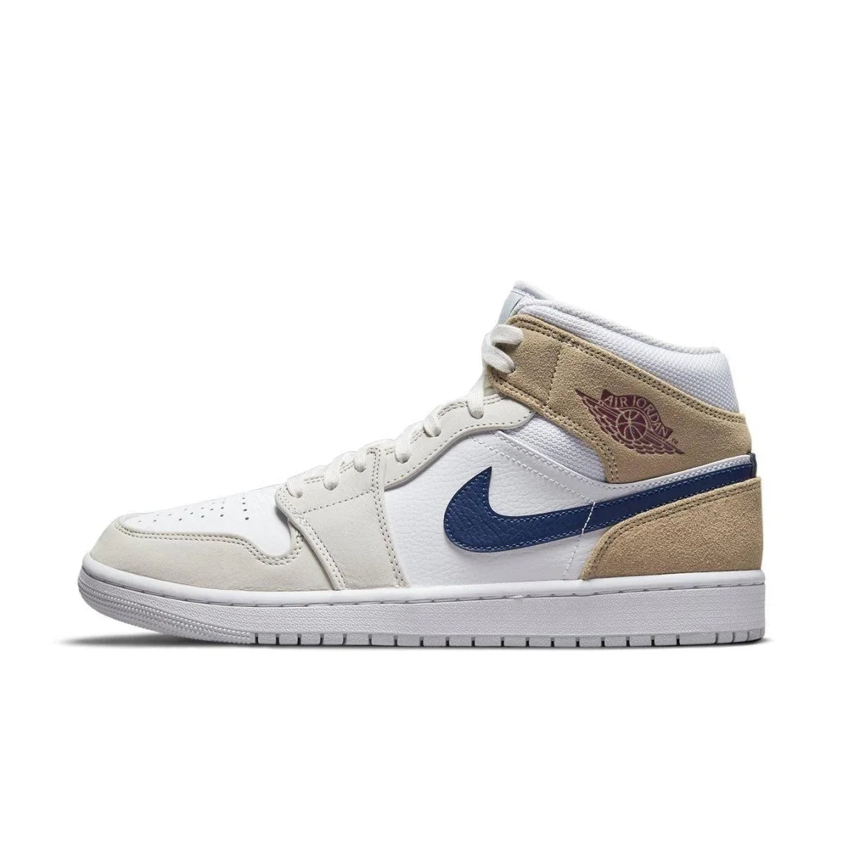Jordan 1 Mid Tan Suede - dropout
