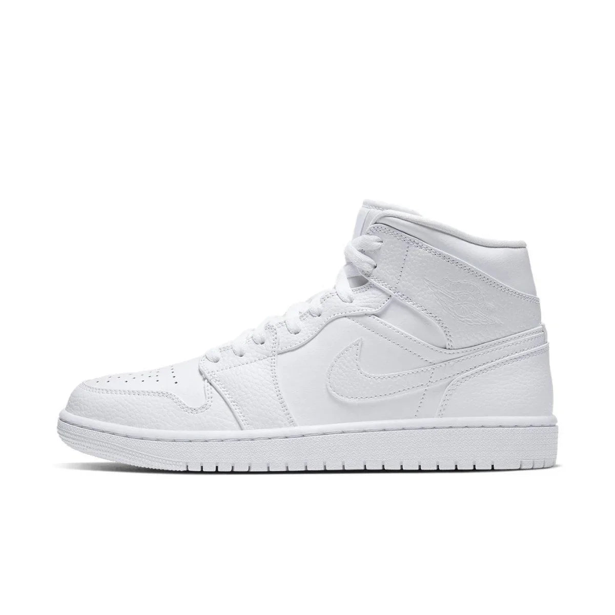 Jordan 1 Mid Triple White 2.0 (2020) - dropout