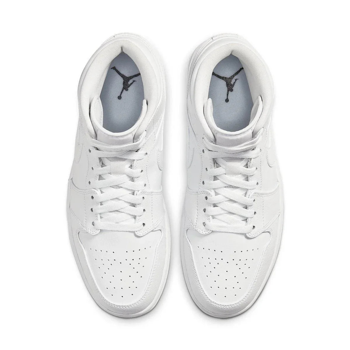 Jordan 1 Mid Triple White (2020) - dropout