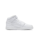 Jordan 1 Mid Triple White (GS) - dropout