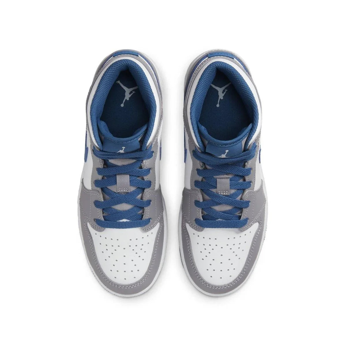 Jordan 1 Mid True Blue Cement (GS) - dropout