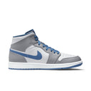 Jordan 1 Mid True Blue - dropout