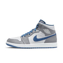 Jordan 1 Mid True Blue - dropout