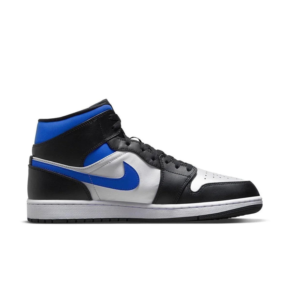 Jordan 1 Mid White Black Racer Blue - dropout