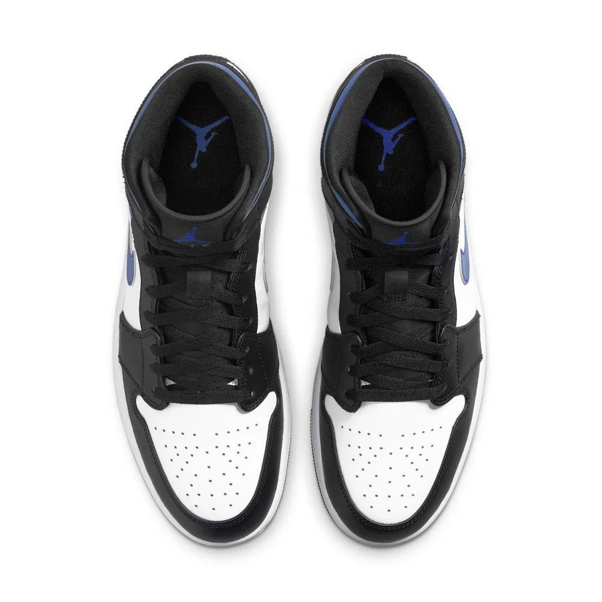 Jordan 1 Mid White Black Racer Blue - dropout