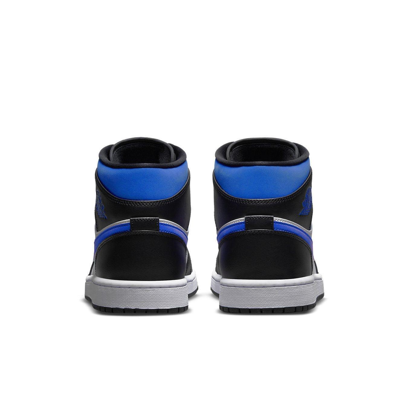 Jordan 1 Mid White Black Racer Blue - dropout