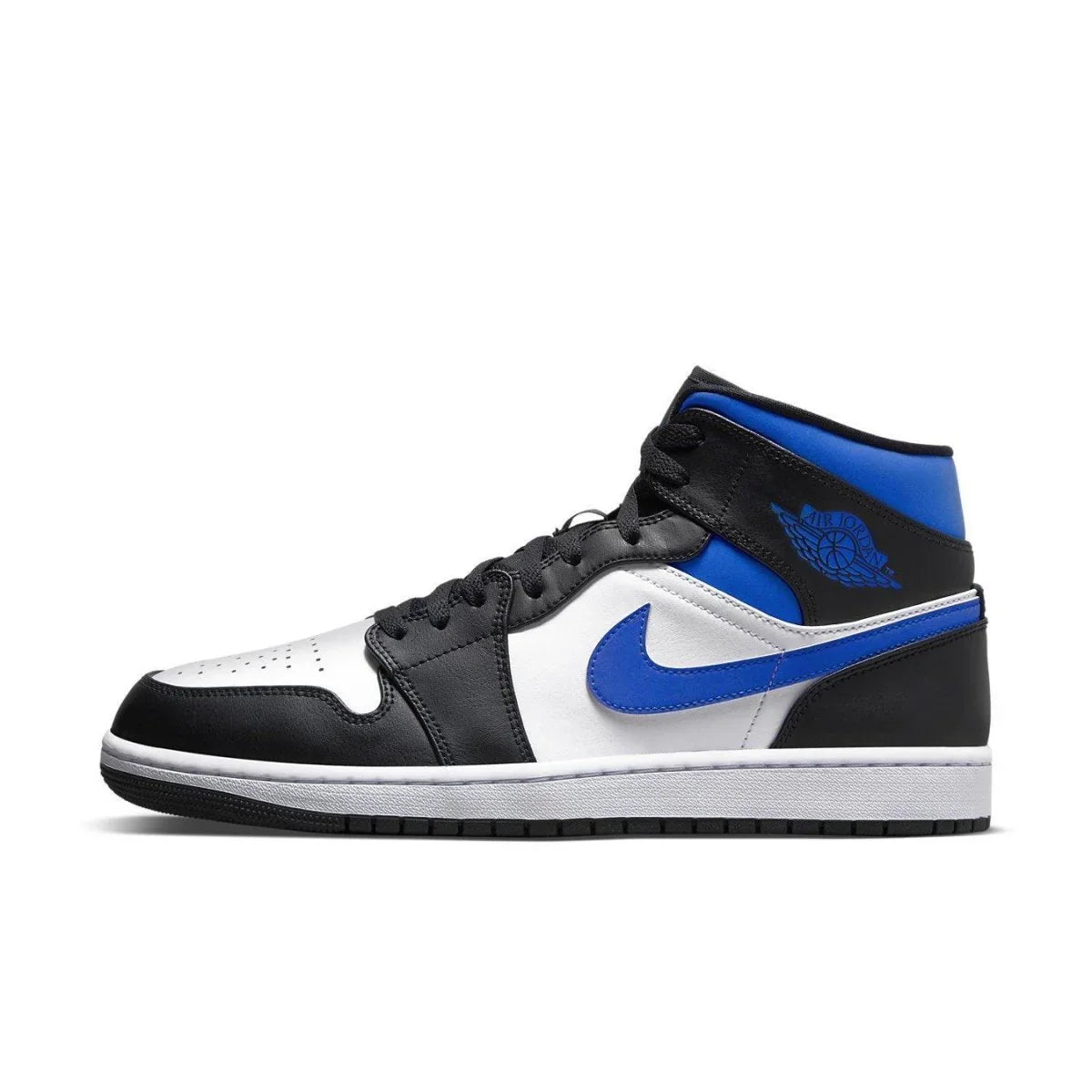 Jordan 1 Mid White Black Racer Blue - dropout