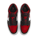 Jordan 1 Mid White Black Red (2022) - dropout