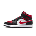 Jordan 1 Mid White Black Red (2022) - dropout