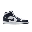 Jordan 1 Mid White Metallic Gold Obsidian - dropout