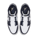 Jordan 1 Mid White Metallic Gold Obsidian - dropout