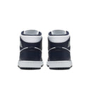 Jordan 1 Mid White Metallic Gold Obsidian - dropout