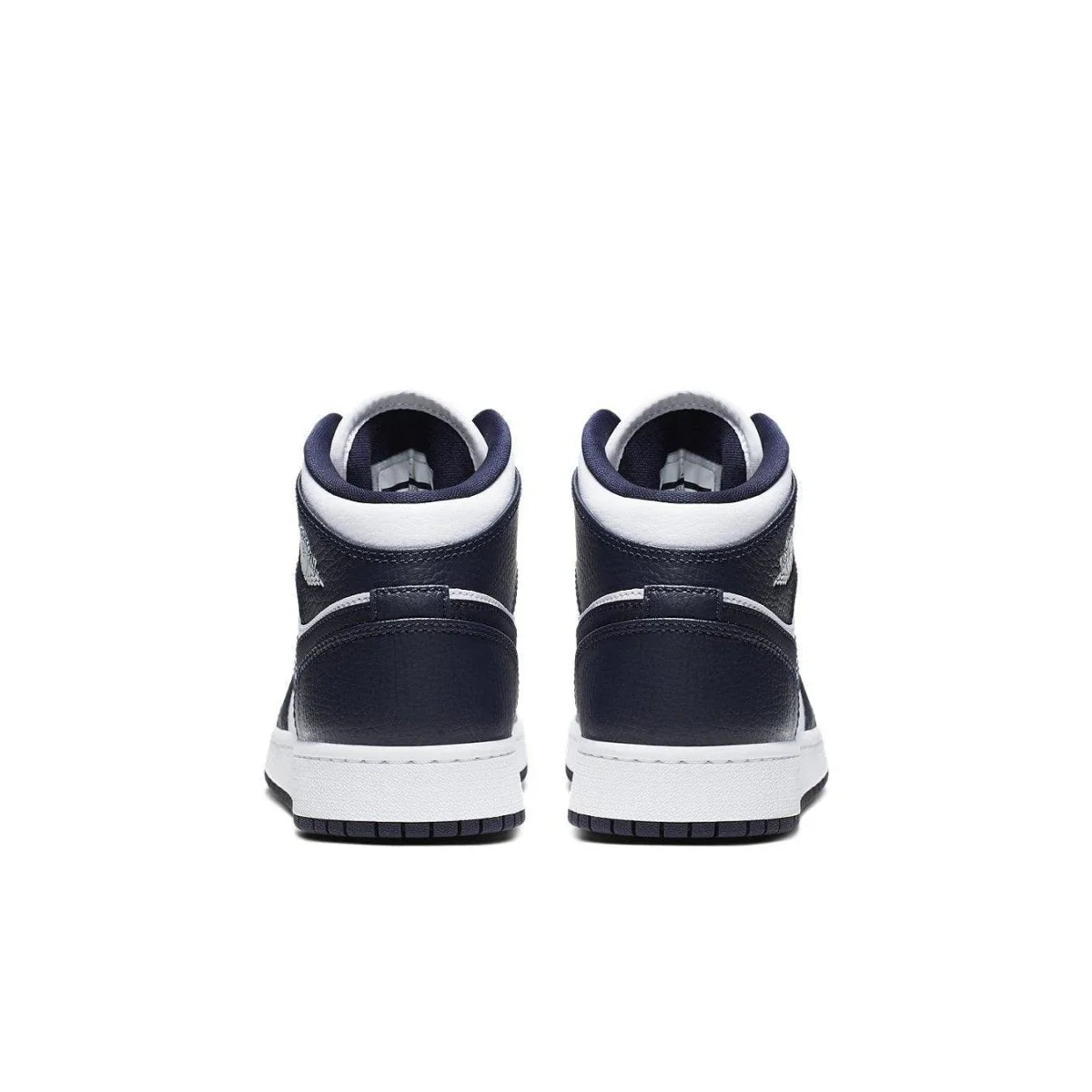 Jordan 1 Mid White Metallic Gold Obsidian (GS) - dropout