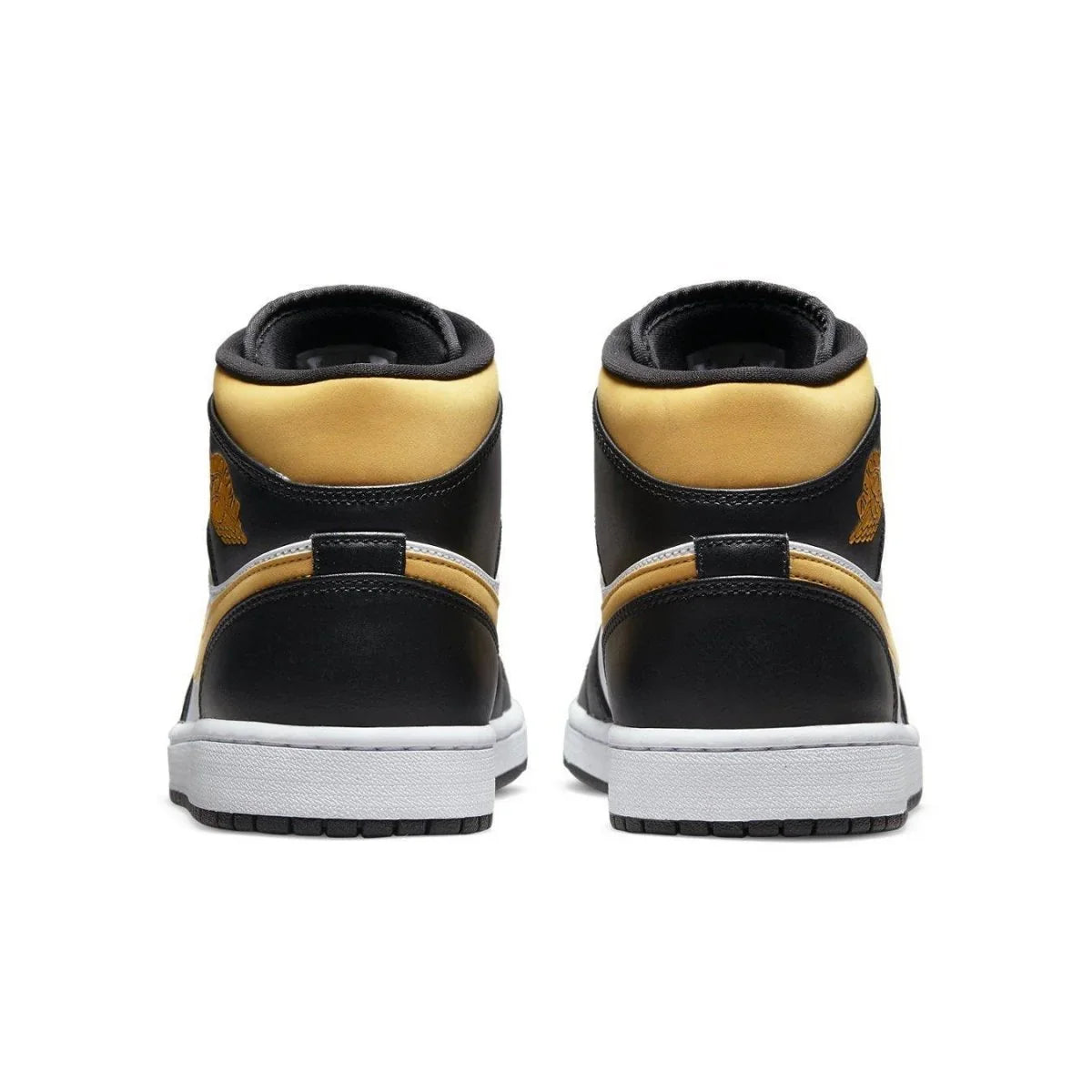Jordan 1 Mid White Pollen Black - dropout