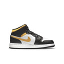 Jordan 1 Mid White Pollen Black (GS) - dropout
