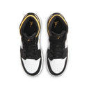Jordan 1 Mid White Pollen Black (GS) - dropout