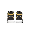 Jordan 1 Mid White Pollen Black (GS) - dropout