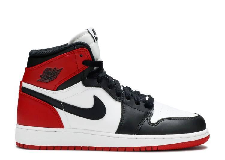 Jordan 1 Retro Black Toe (2016) (GS) - dropout