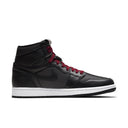 Jordan 1 Retro High Black Satin Gym Red - dropout