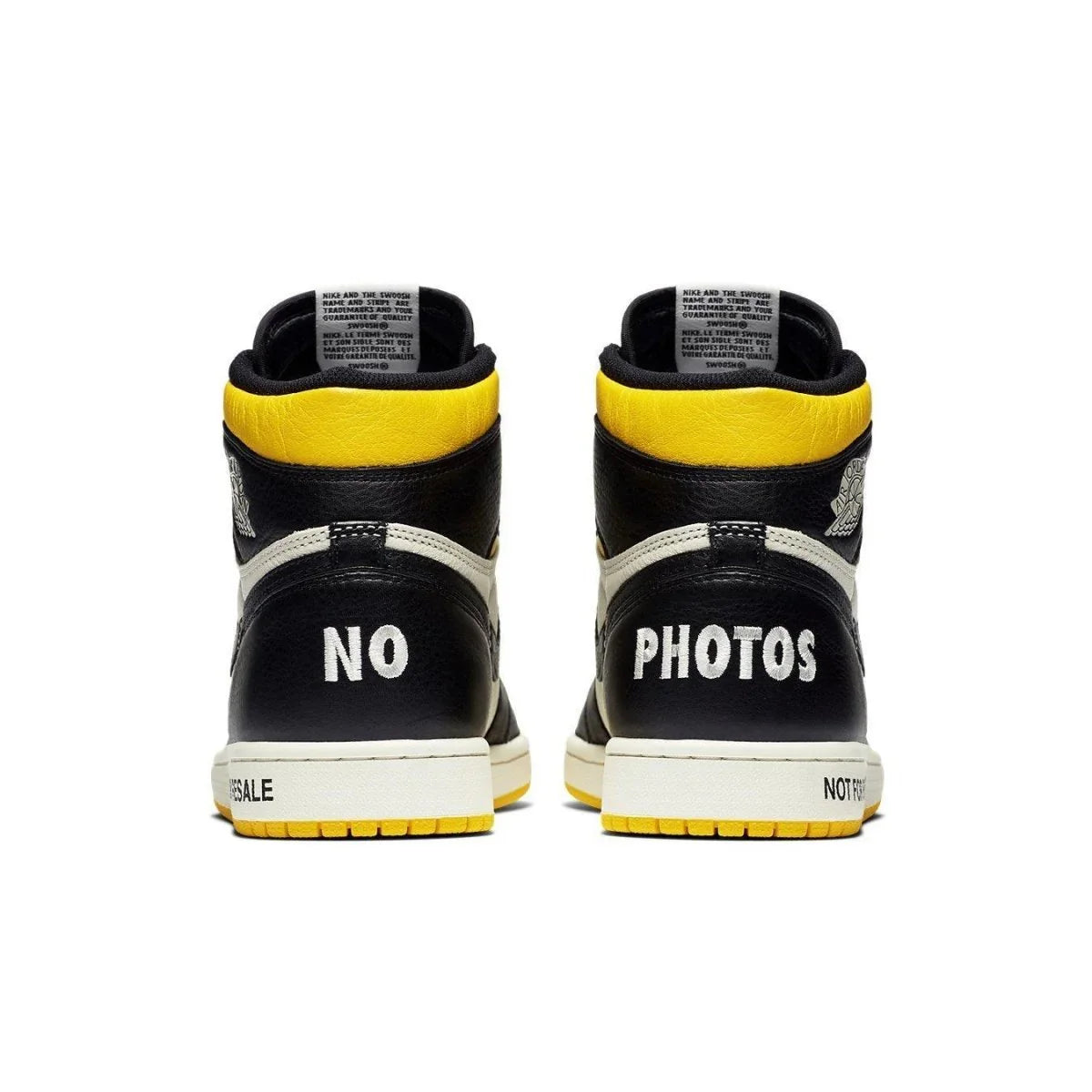 Jordan 1 Retro High "Not for Resale" Varsity Maize - dropout