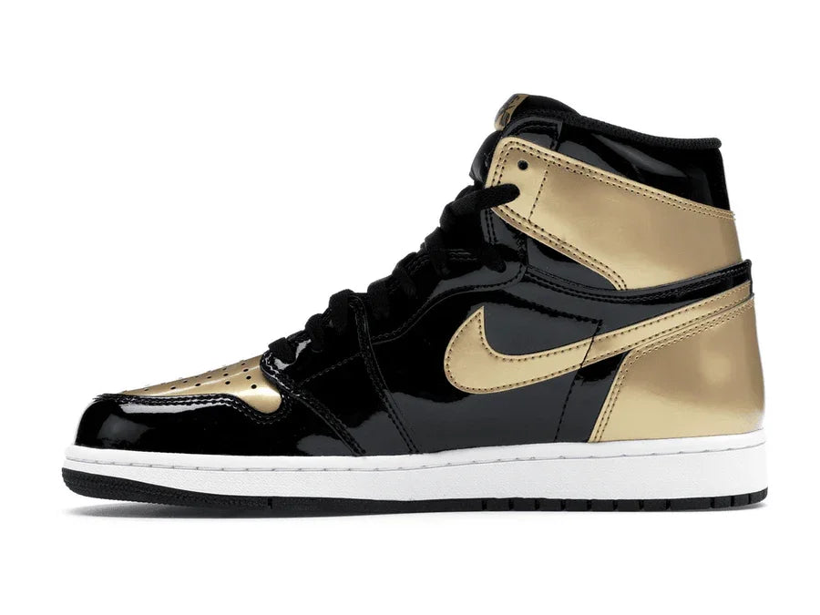Jordan 1 Retro High NRG Patent Gold Toe - dropout