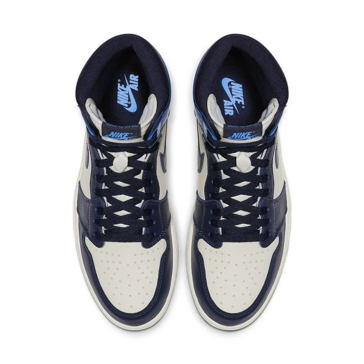 Jordan 1 Retro High Obsidian UNC - dropout